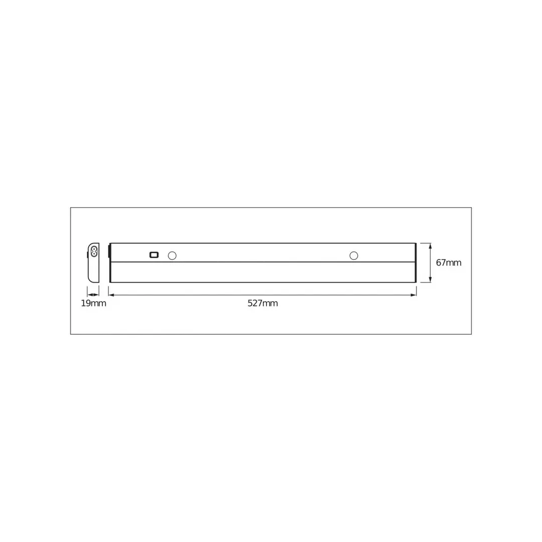 OSRAM LED-Sensor-Unterbauleuchte LINEAR FLAT, 4.000 K silber