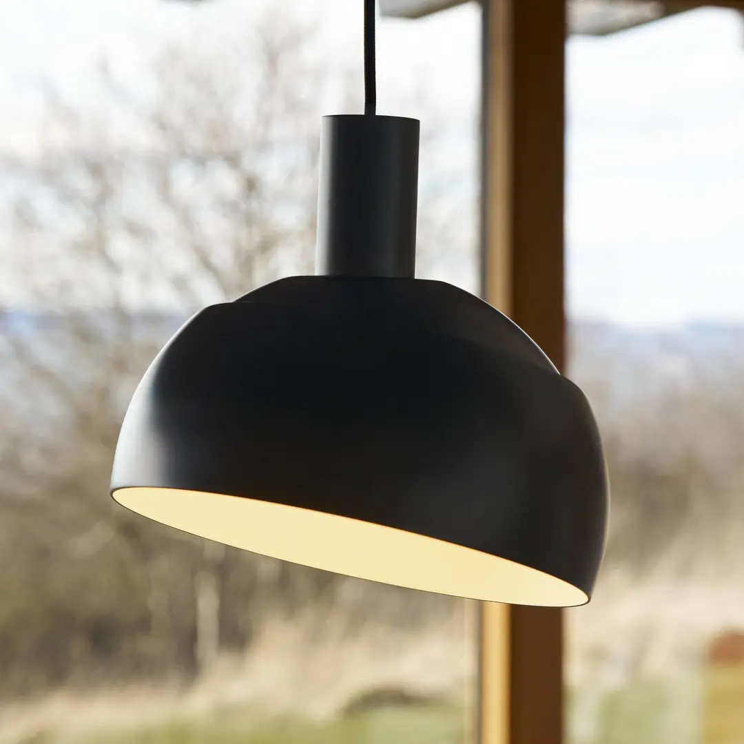 Louis Poulsen Hängeleuchte FJ Elements, schwarz, 25 cm, E27