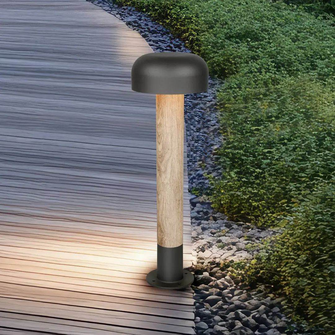 Trio Lighting Wegeleuchte FRASER, Betonoptik, Höhe 54 cm, Metall, IP54