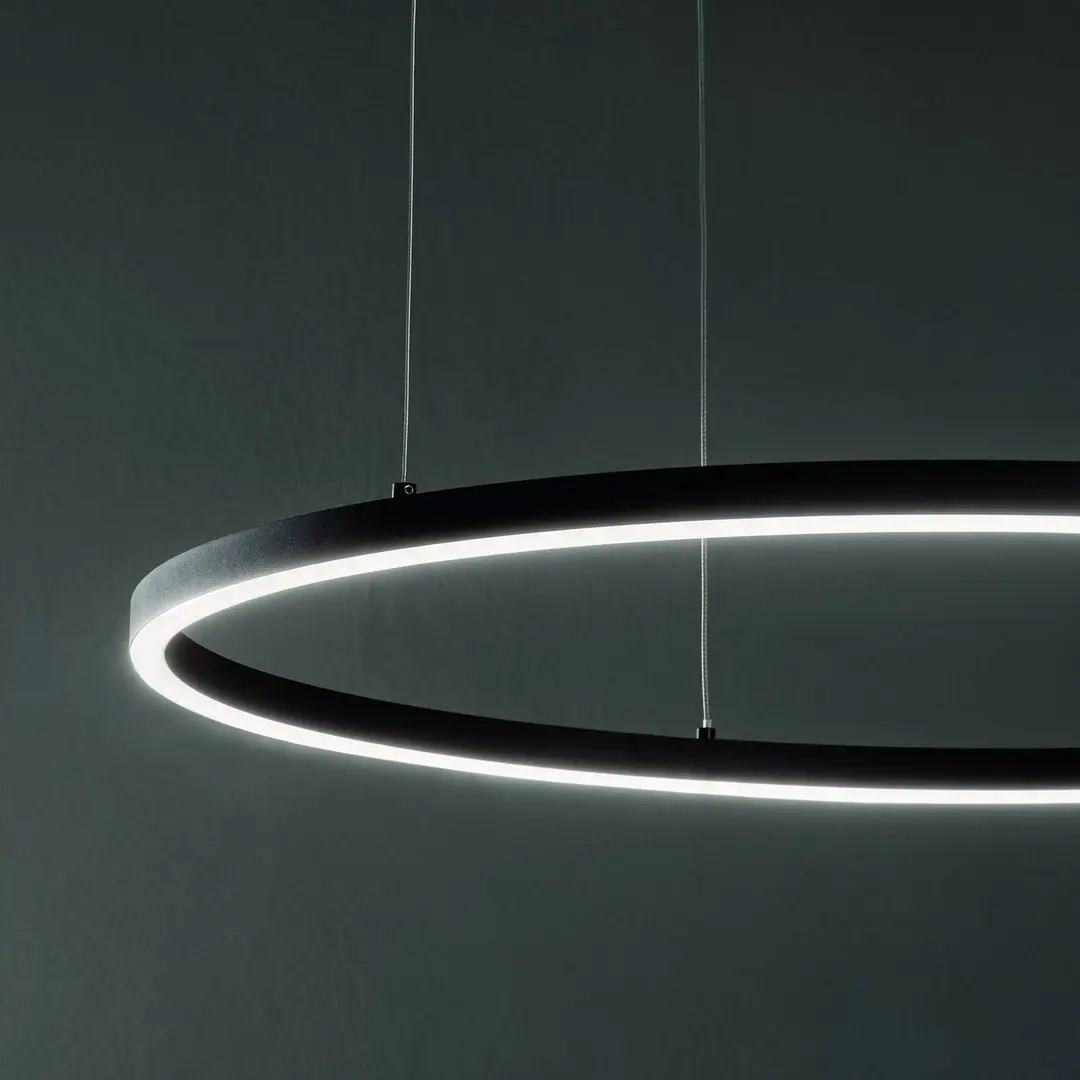 Ideal Lux LED-Hängelampe Oracle Slim Ø 70 cm weiß 3.000 K