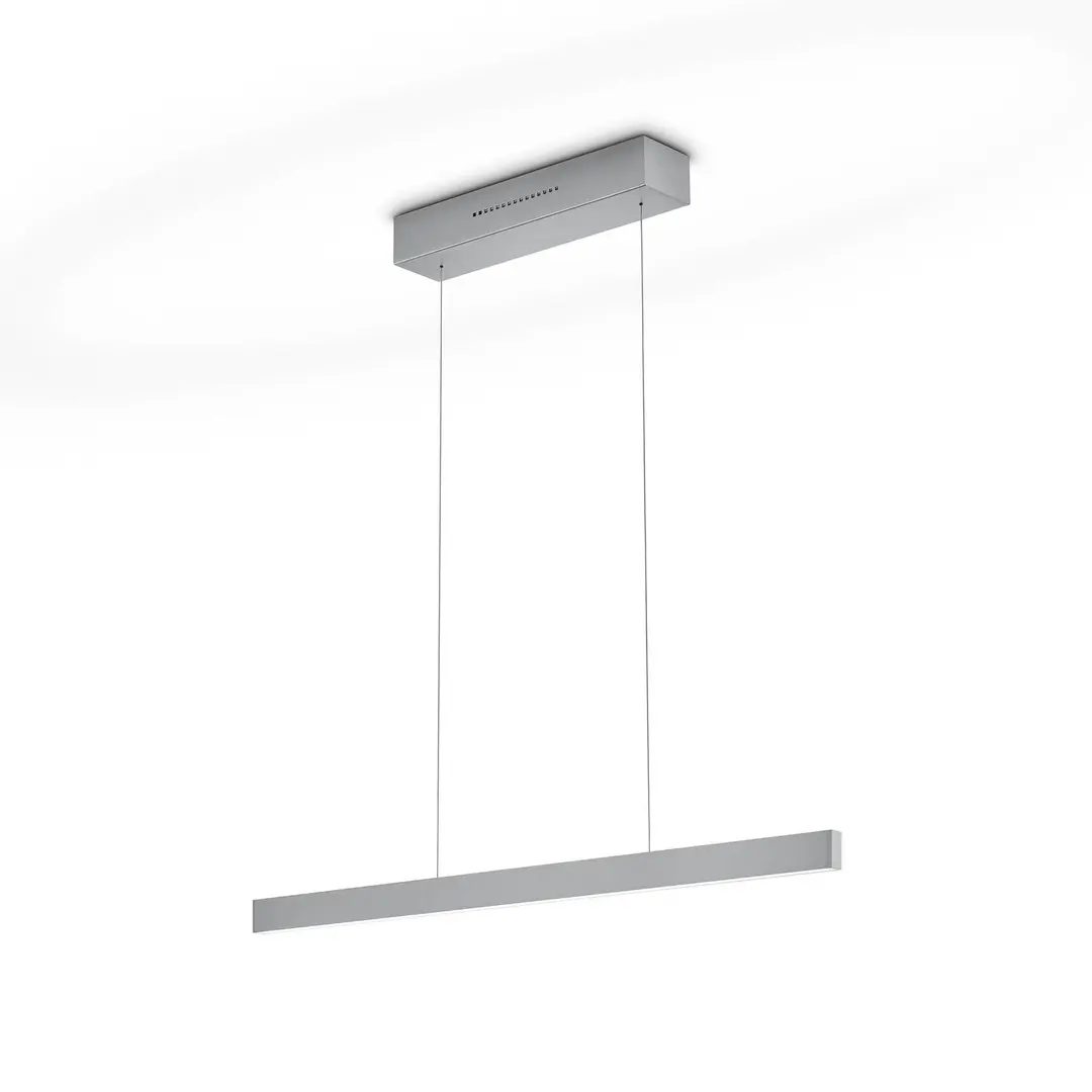 Knapstein LED-Hängelampe LINDA-72 nickel Länge 72 cm Gestensteuerung