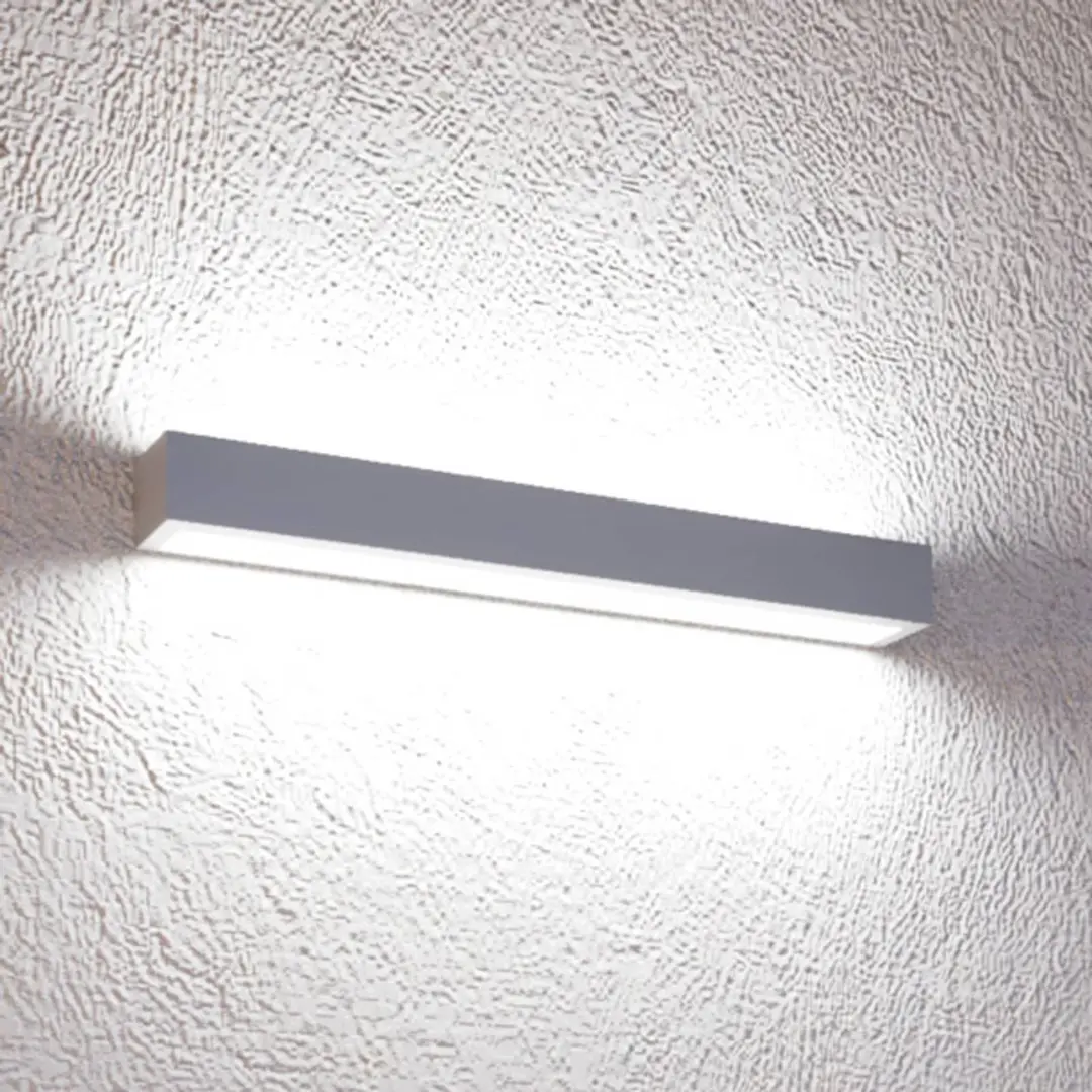 MCJ LED-Wandleuchte Mera, Breite 40 cm, alu, 4.000 K