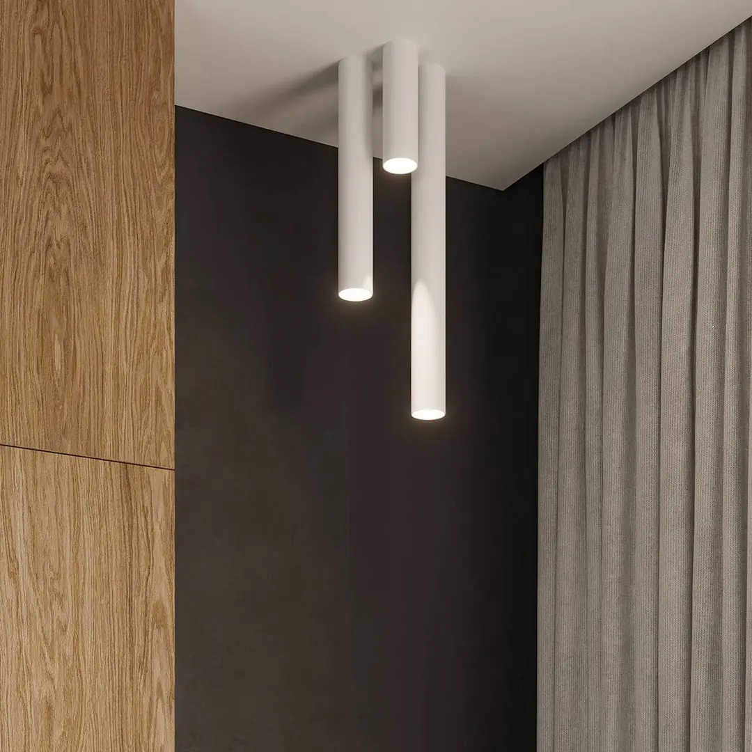 SOLLUX LIGHTING Downlight Thalassa, weiß, Höhe 60 cm, 1-flg.