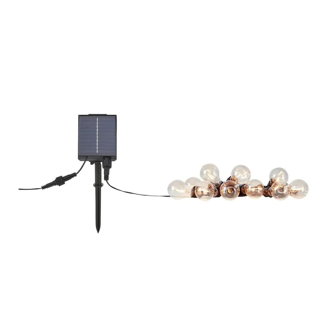 Markslöjd Lichterkette Suno, Solar, USB, Kunststoff, 10-flammig, IP44