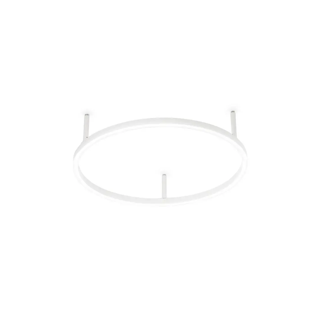 Ideal Lux LED-Deckenlampe Oracle Slim Ø 50 cm weiß 3.000 K