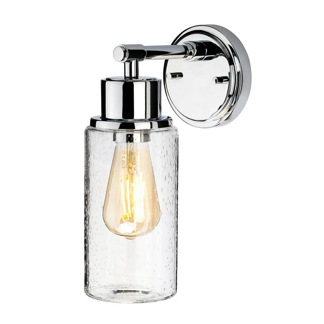 ELSTEAD Wandleuchte Morvah, chrom poliert, 30 cm, IP44