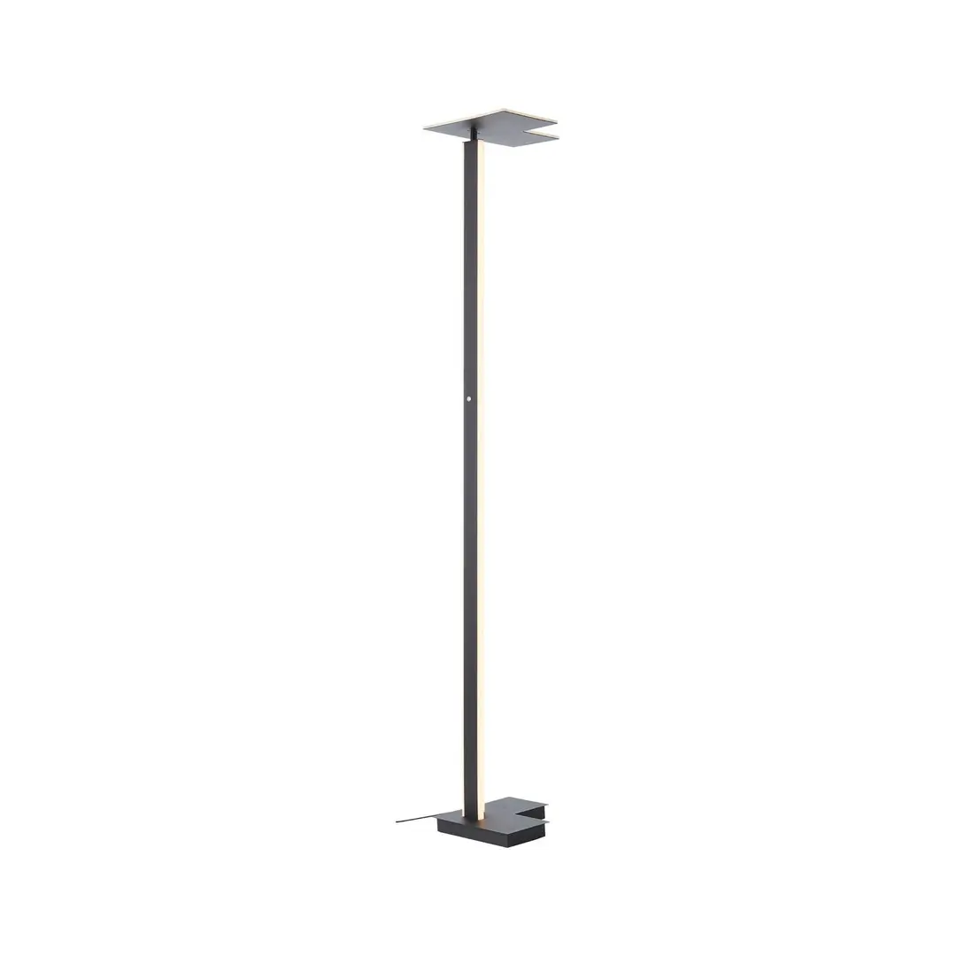 Brilliant LED-Stehleuchte Mora, anthrazit, Höhe 178 cm, Metall