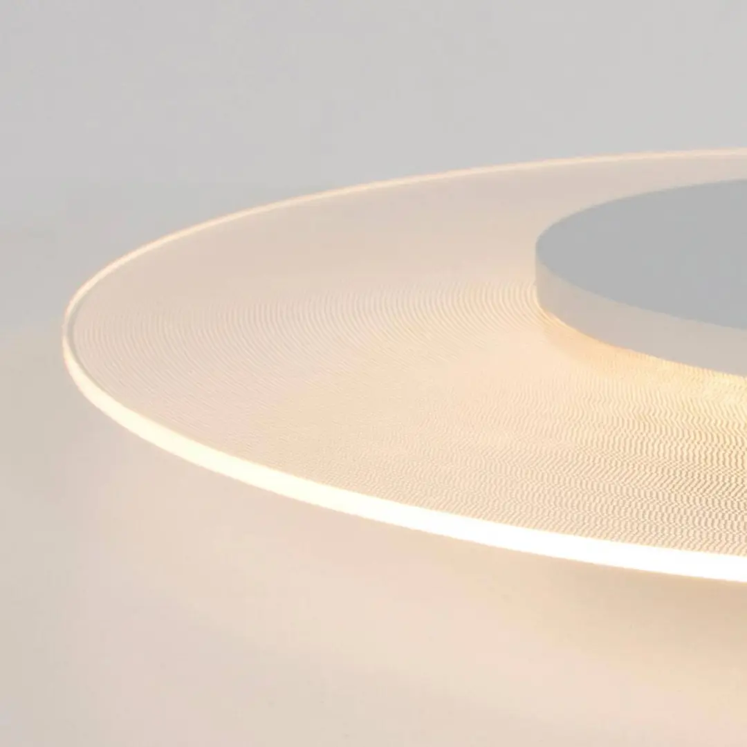 Steinhauer Runde LED-Deckenleuchte Birma in Weiß, dimmbar