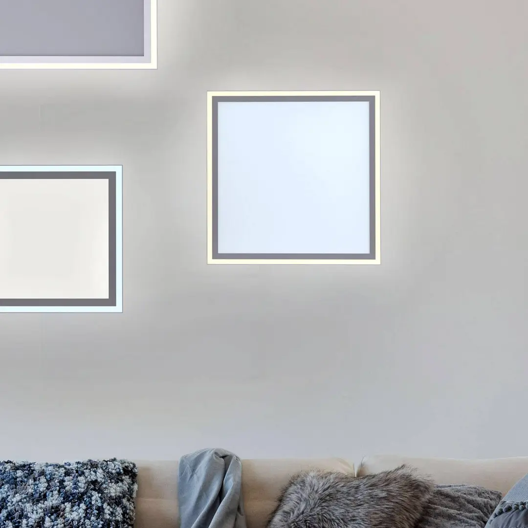 JUST LIGHT. GmbH LED-Panel Edging, tunable white, 46x46 cm