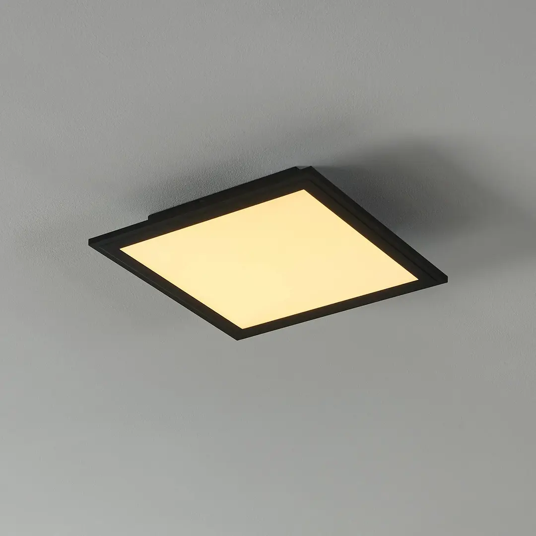 EGLO connect CCT Deckenlampe 30x30cm schwarz