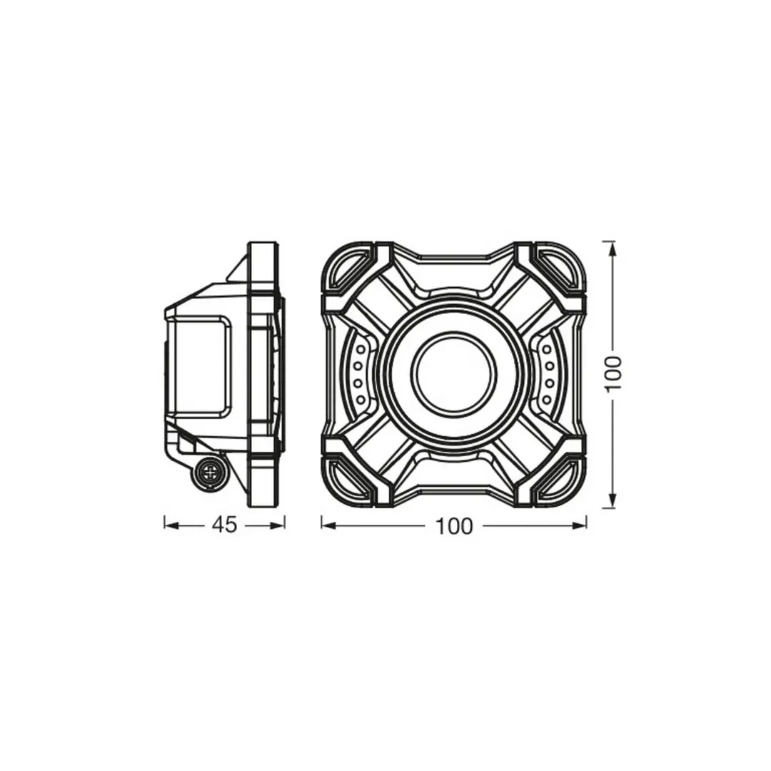 OSRAM LED-Akku-Arbeitslampe VALUE BATTERY, schwarz IP54 10 W