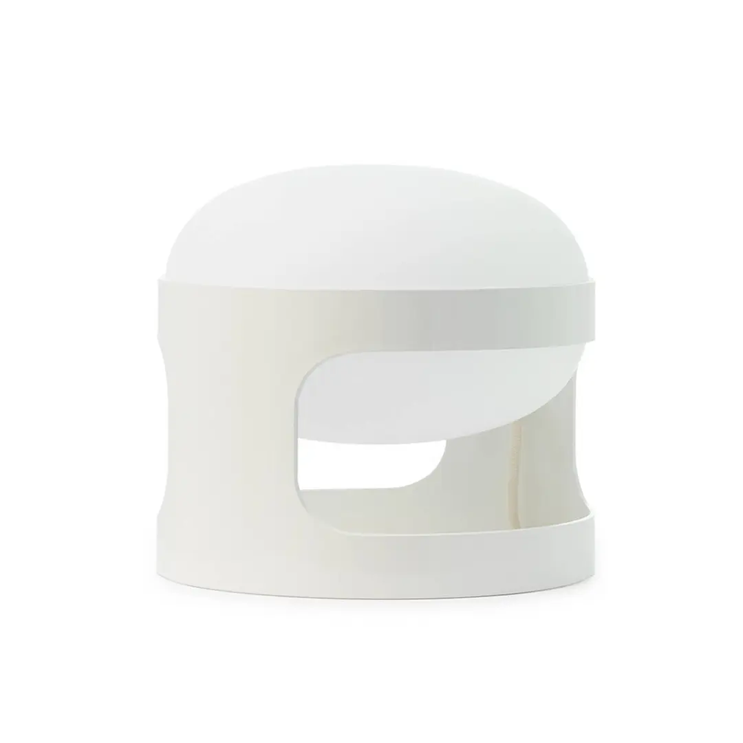 Kartell Tischleuchte KD28, weiß, Ø 25 cm, E14-LED