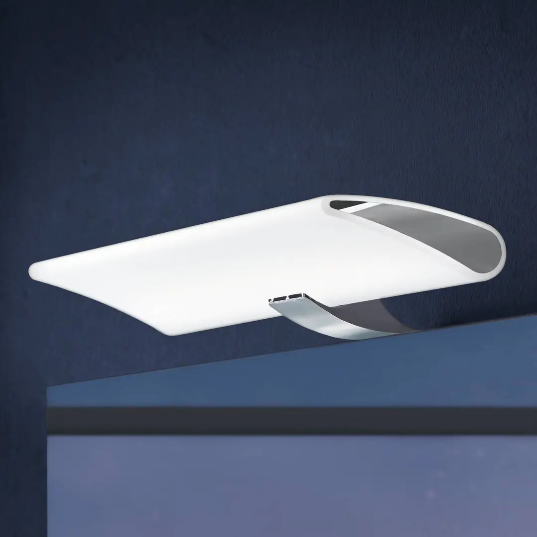 Ebir LED-Spiegelleuchte Miracle in Chrom, Breite 30 cm