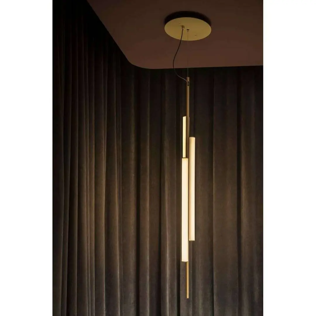 MARSET LED-Pendelleuchte Ambrosia w/Plug-in 2700K goldfarben