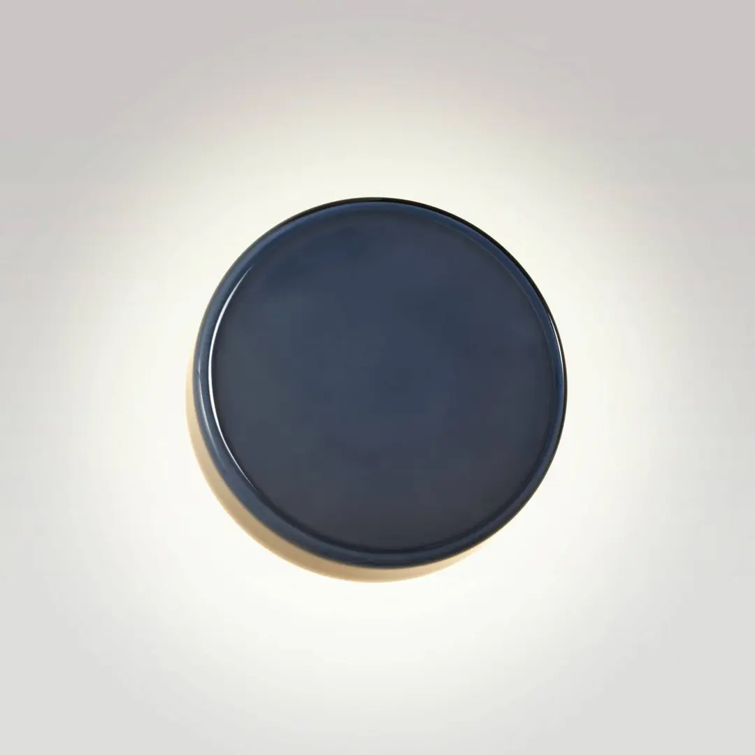MARSET LED-Wandlampe Caramel, blau, Ø 22 cm, TRIAC, Glas