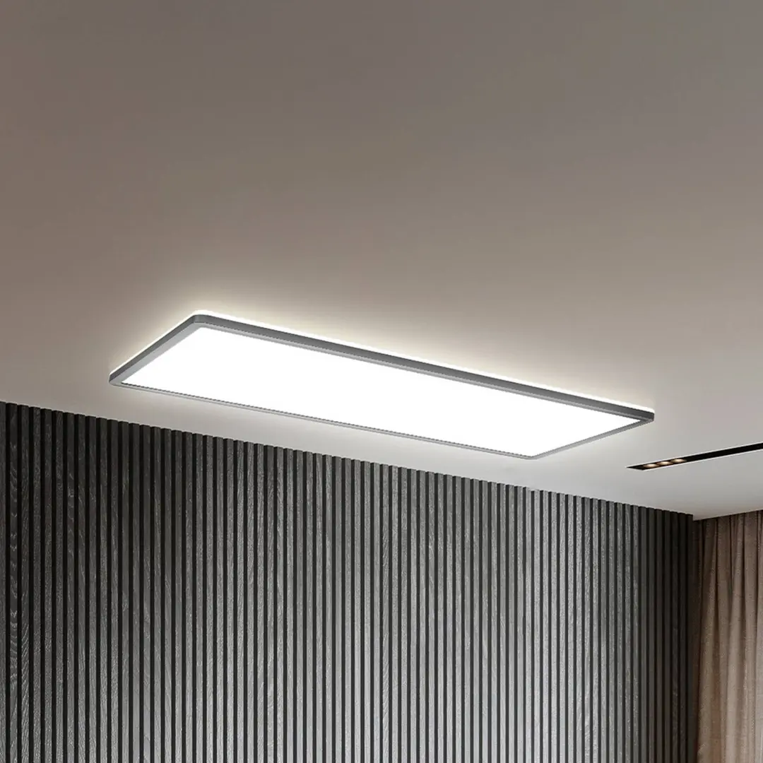 B.K. Licht LED-Panel Slim Remote RGBW, 58 x 20 cm, schwarz, Backlight