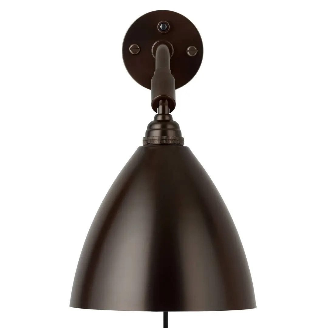 GUBI Wandleuchte Bestlite BL7, schwarz, Ø 16 cm, E14