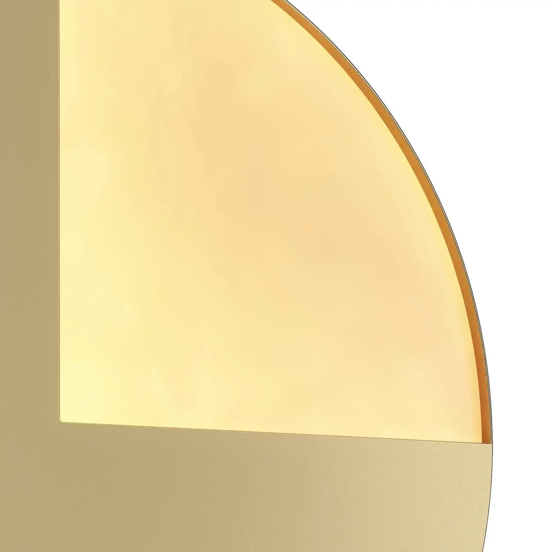 Maytoni Jupiter LED-Wandlampe, gold, Ø 25cm