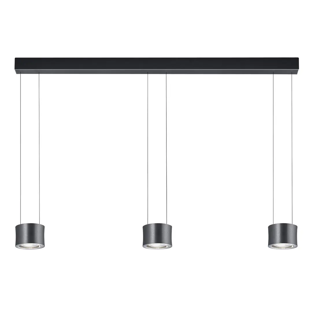 BANKAMP Impulse Pendel 3flg. dim to warm anthrazit