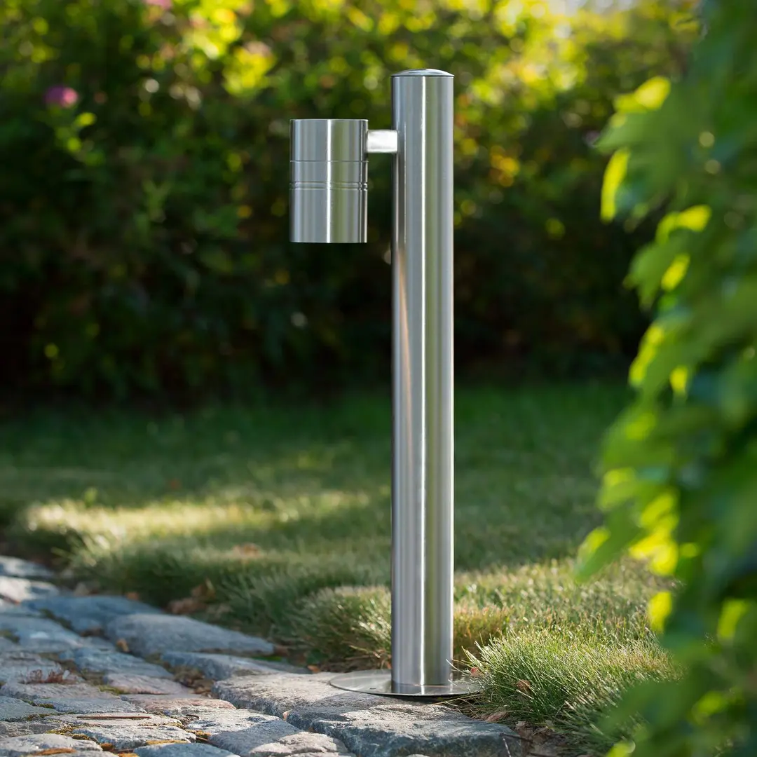Lucide Wegelampe ARNE, chromfarben, 1-flg. Höhe 50 cm IP44 GU10-LED