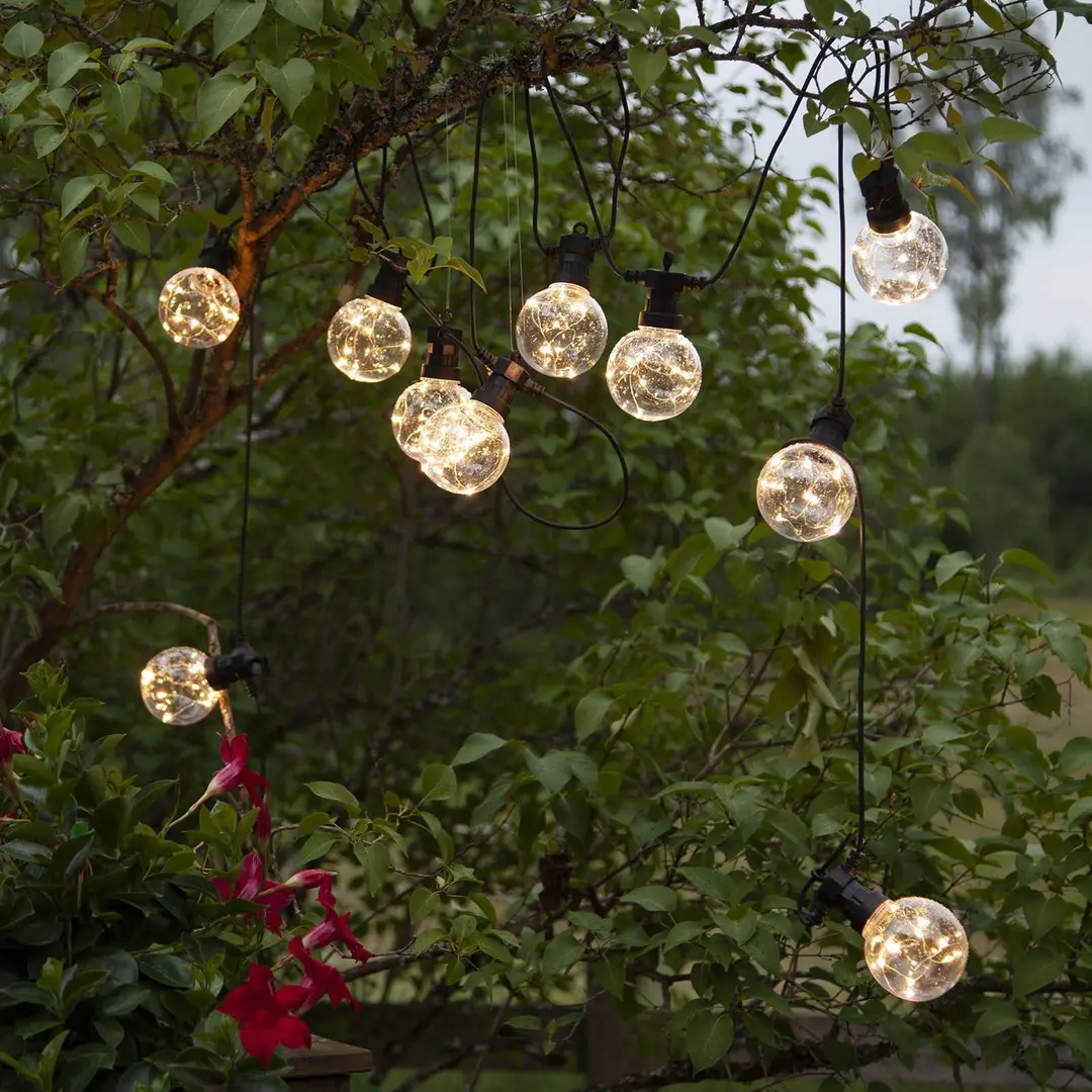 STAR TRADING LED-Lichterkette Big Circus, Dew Drops, 10-flg.