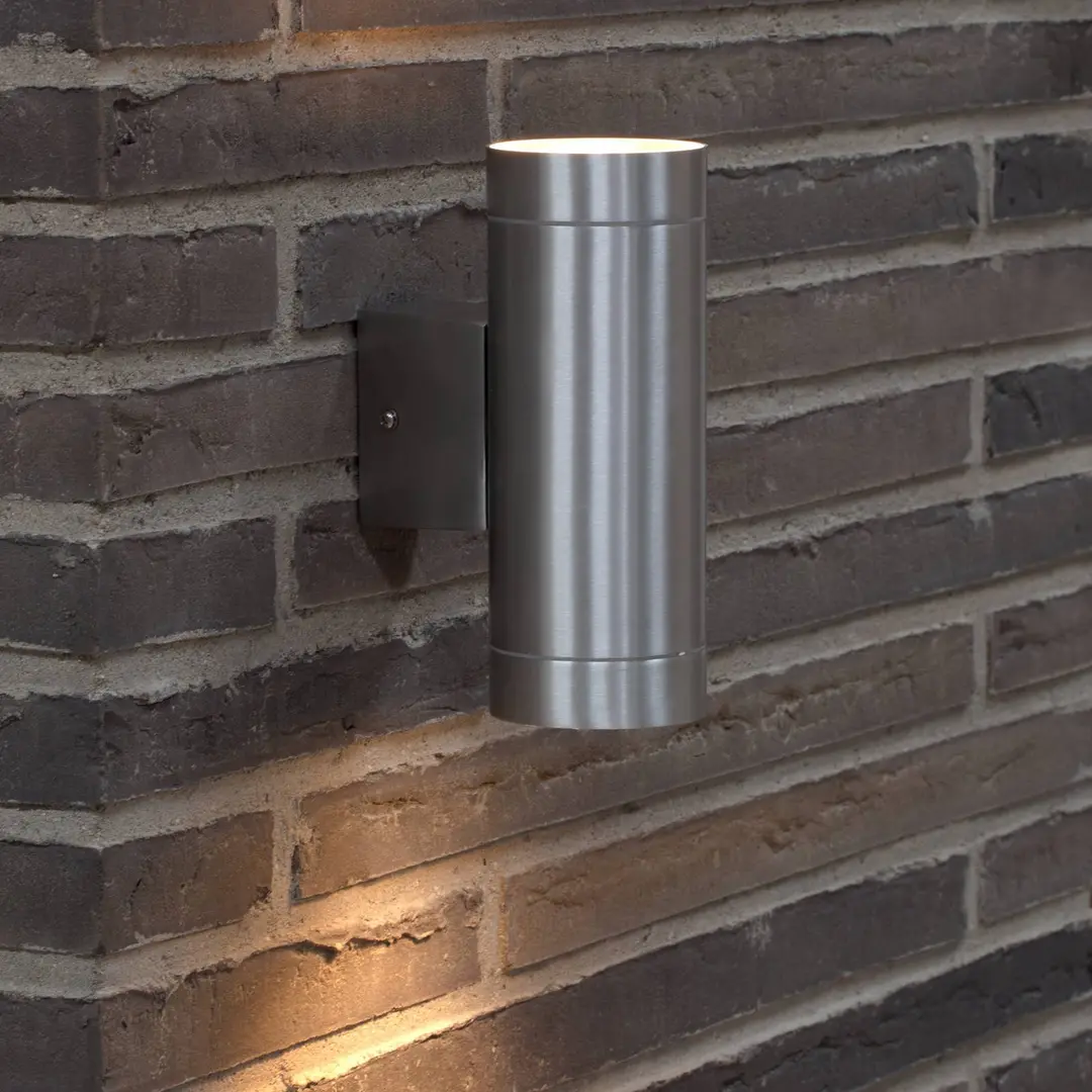 Nordlux Außenwandleuchte Tin Maxi Double, Aluminium