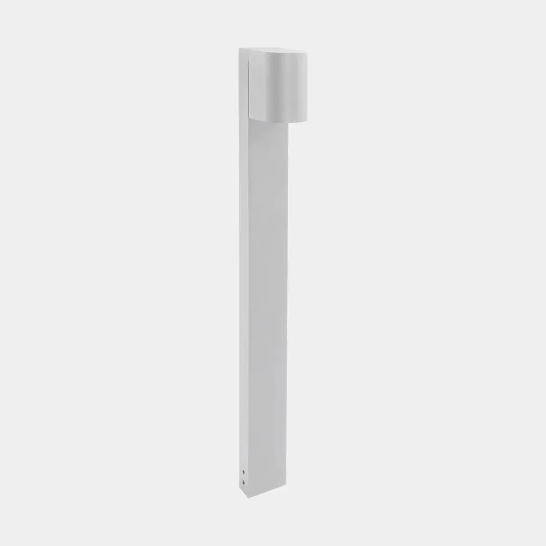 LEDS-C4 Wegelampe Eko Standard, weiß, Höhe 80 cm, Aluminium