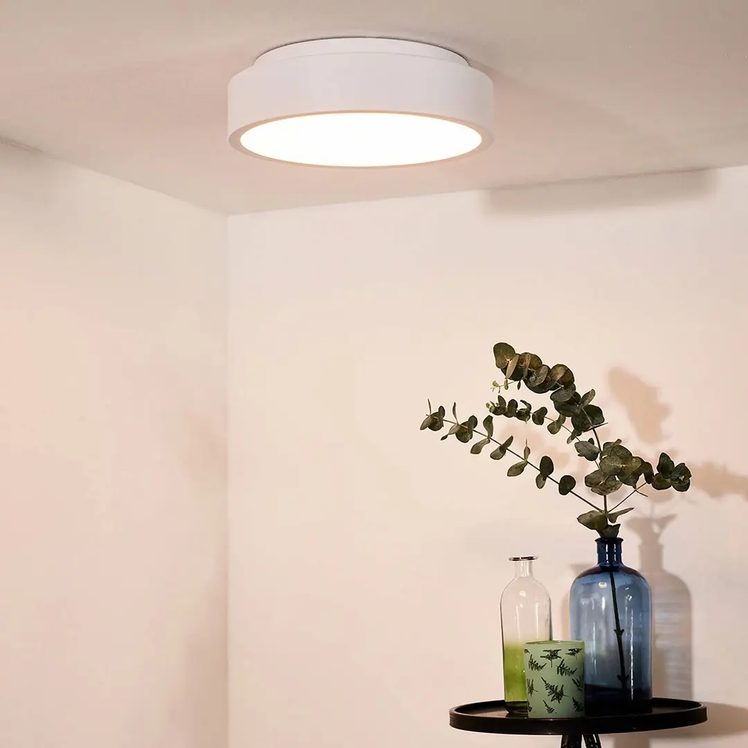 Lucide LED-Deckenleuchte Talowe, weiß, Ø 30 cm