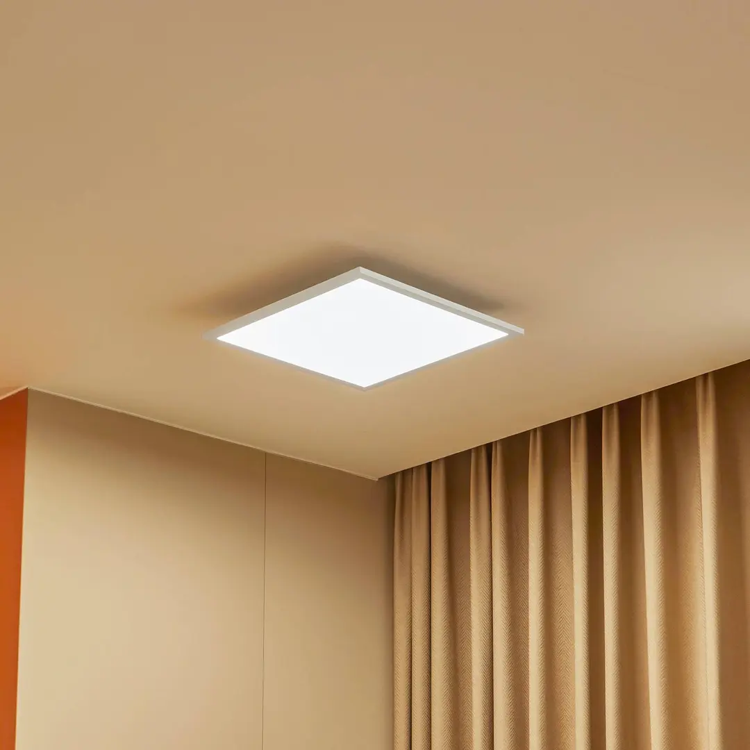 Lindby LED-Panel Lamin, weiß, 40 cm, CCT, dimmbar, Remote