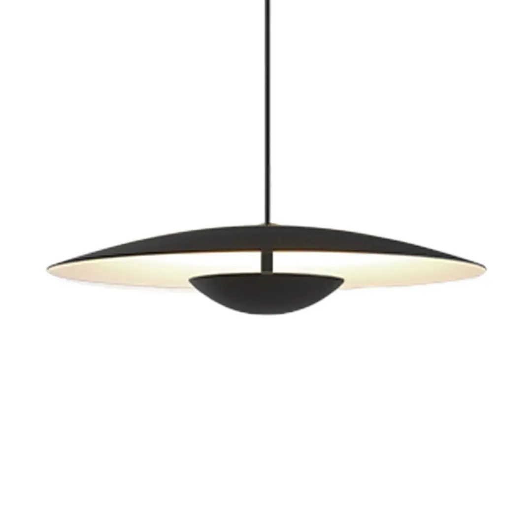 MARSET Ginger LED-Pendelleuchte, Triac Ø20cm schwarz/weiß