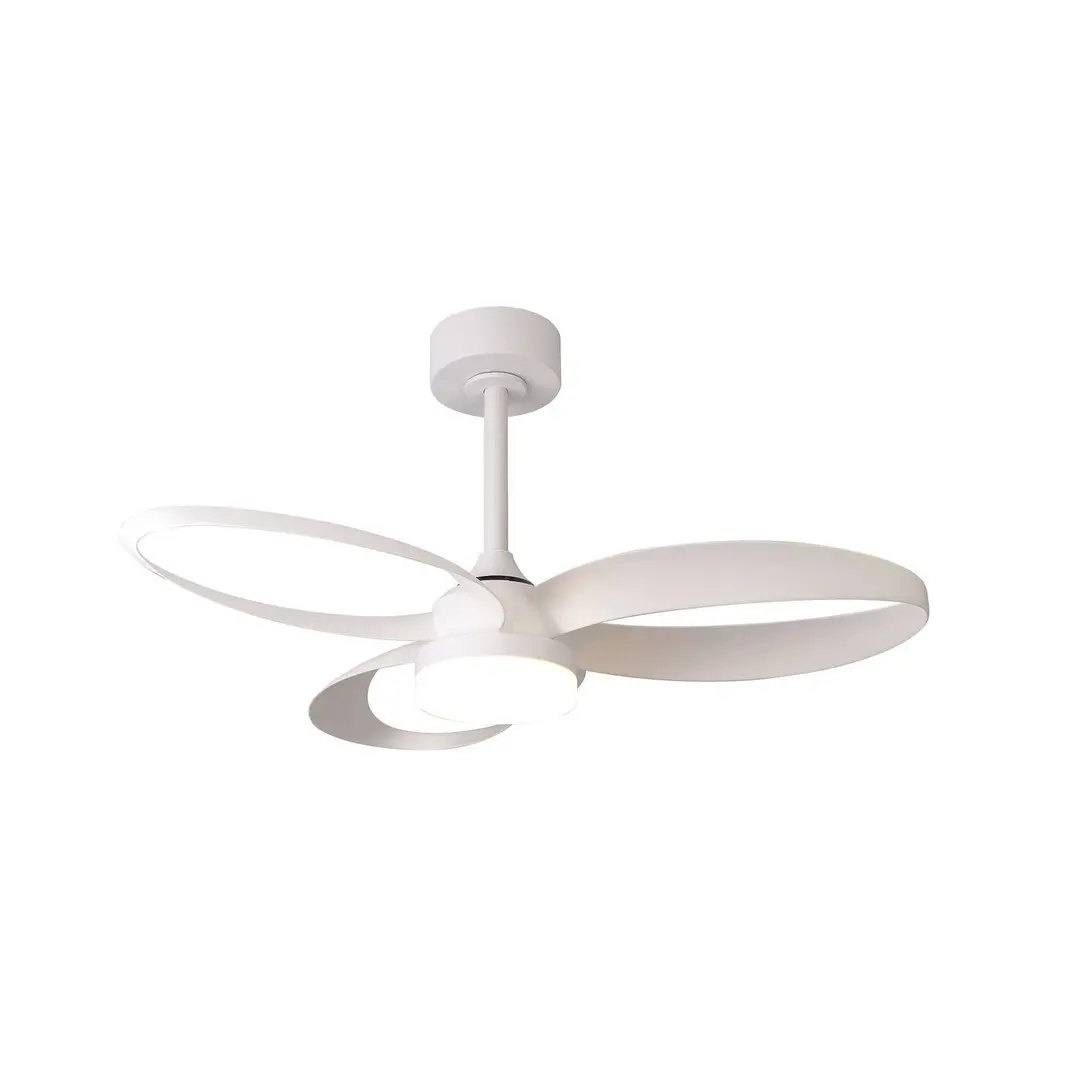 Mantra Iluminación LED-Deckenventilator Infinity, weiß, DC leise Ø 93 cm CCT