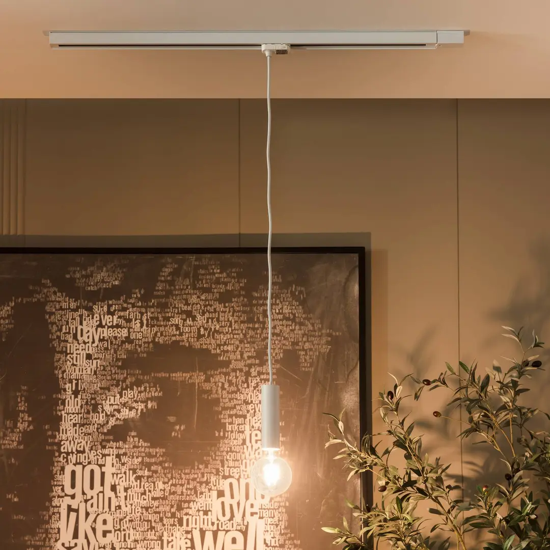 Arcchio Ejona Schienen-Pendel weiß E27 4/15cm