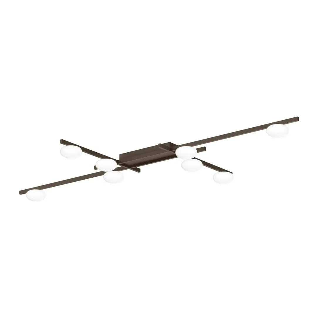 Wever & Ducré Lighting WEVER & DUCRÉ LED-Deckenlampe Perlez Grid 1.0 bronze 927