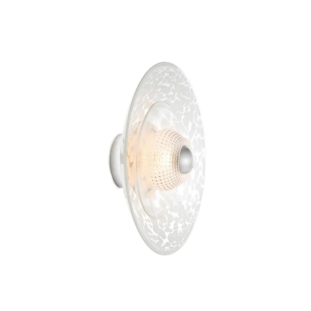 DESIGN BY US Wandleuchte Disco Rama, klar, Glas, E27