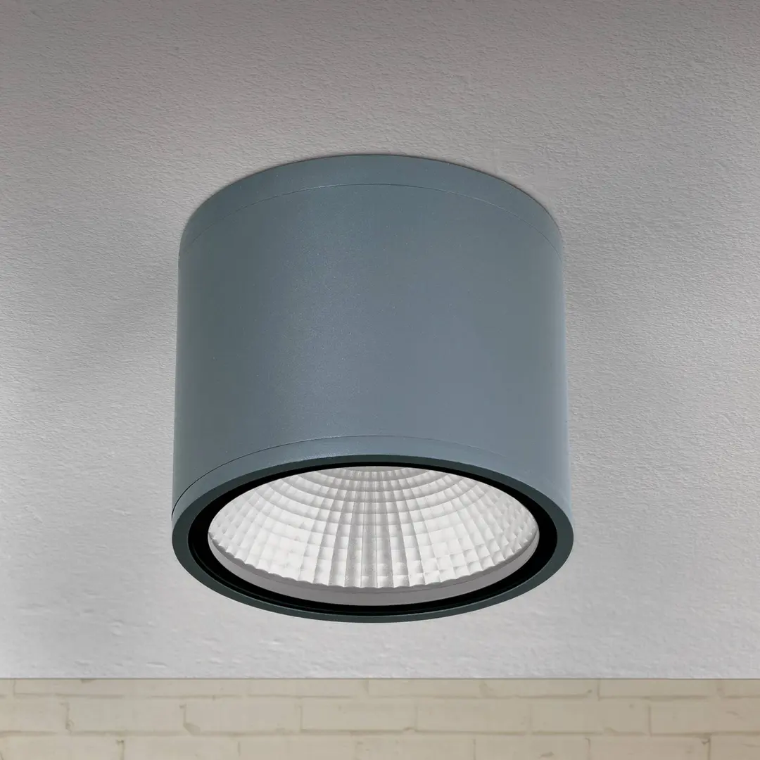 Orion LED-Deckenstrahler Sputnik IP65 Ø 14,5cm anthrazit