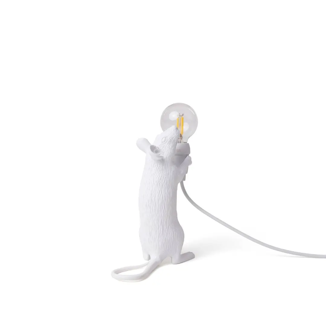 SELETTI Mouse Lamp LED-Dekolampe USB stehend weiß