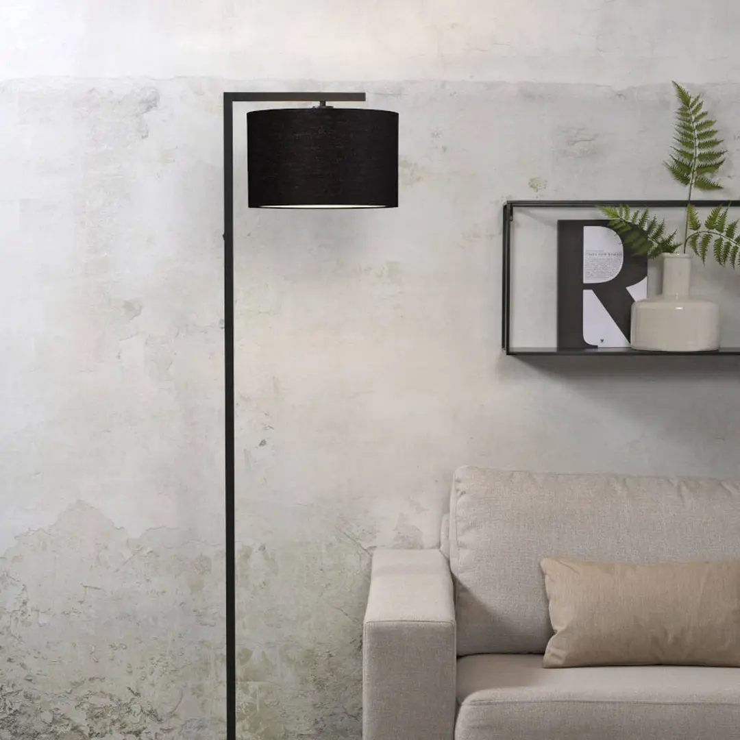 IT'S ABOUT ROMI Stehlampe Boston, Ø 32 cm, schwarz