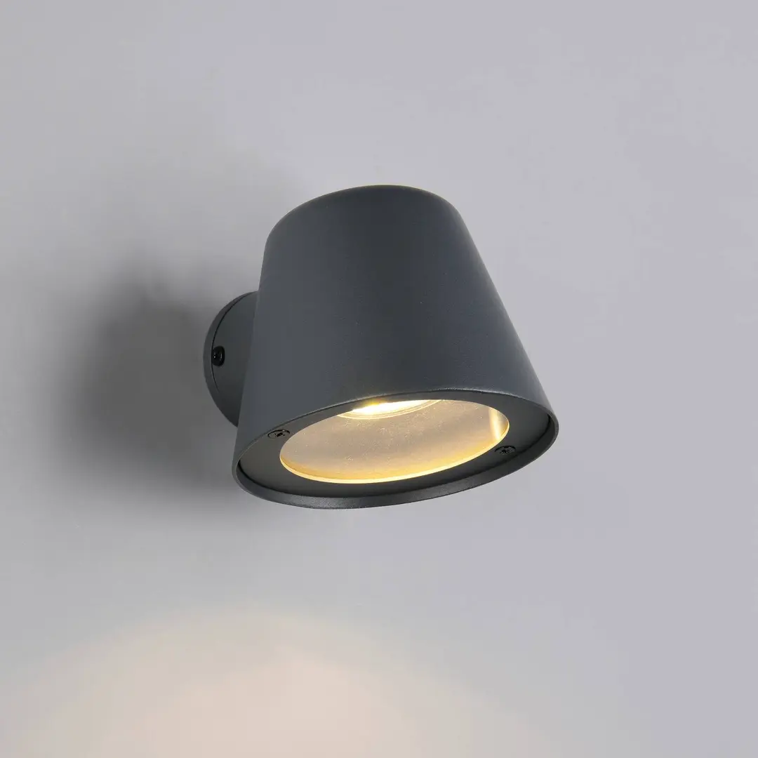 Trio Lighting Außenwandlampe Beni, schwarz matt, Breite 11 cm, Metall