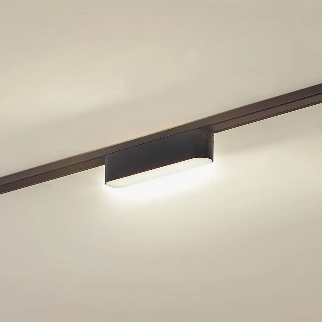 Lindby LED-Leiste 48 V Lumaro, schwarz,5W,Kunststoff,dimmbar