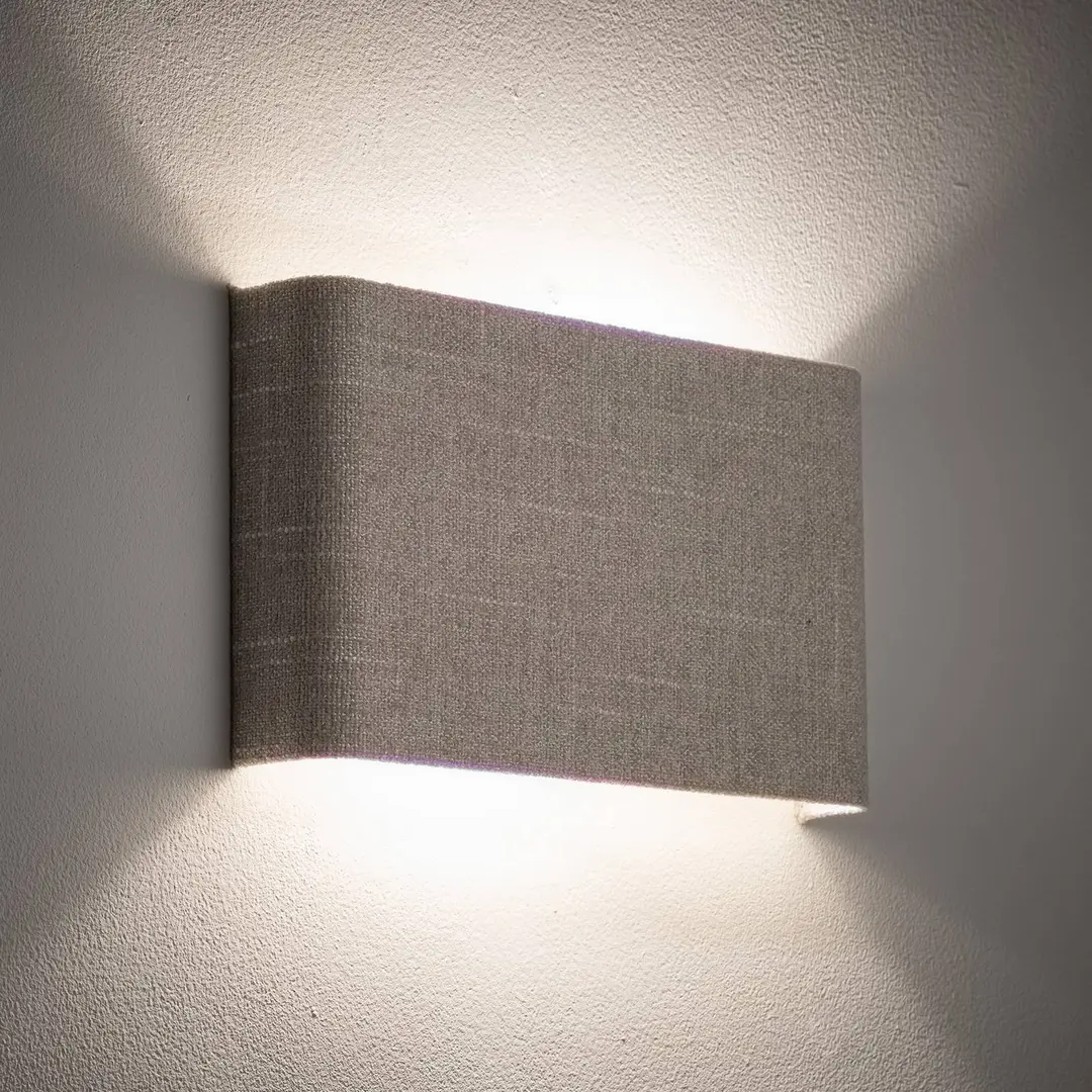 Nowodvorski Lighting Wandleuchte Santana B, creme, Textil, Breite 25 cm, G9