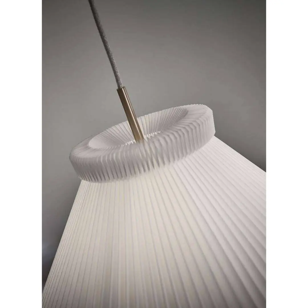 Le Klint Hängeleuchte Model 1, Kunststoff, weiß, Ø 44 cm