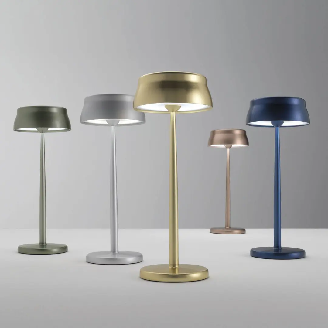 Zafferano Sister Light LED-Tischlampe Akku, grün