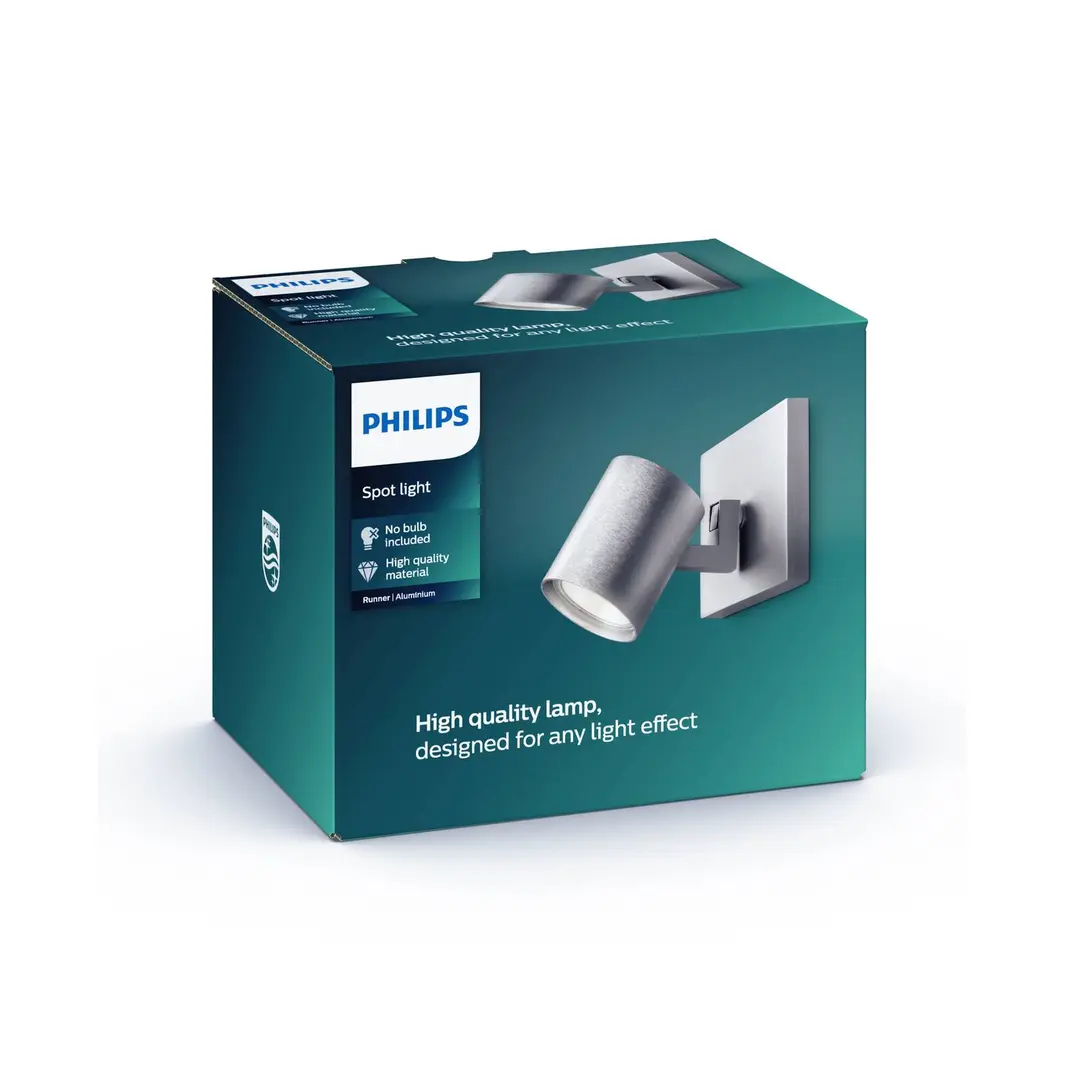 Philips myLiving Runner Wandspot GU10 1-flg alu