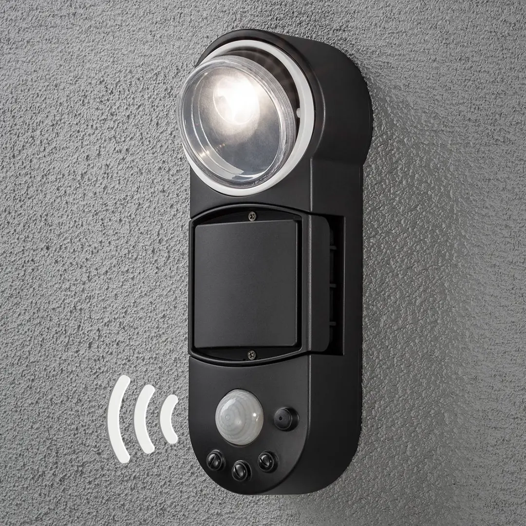 Konstsmide LED-Außenstrahler Prato Batteriebetrieb 10cm breit