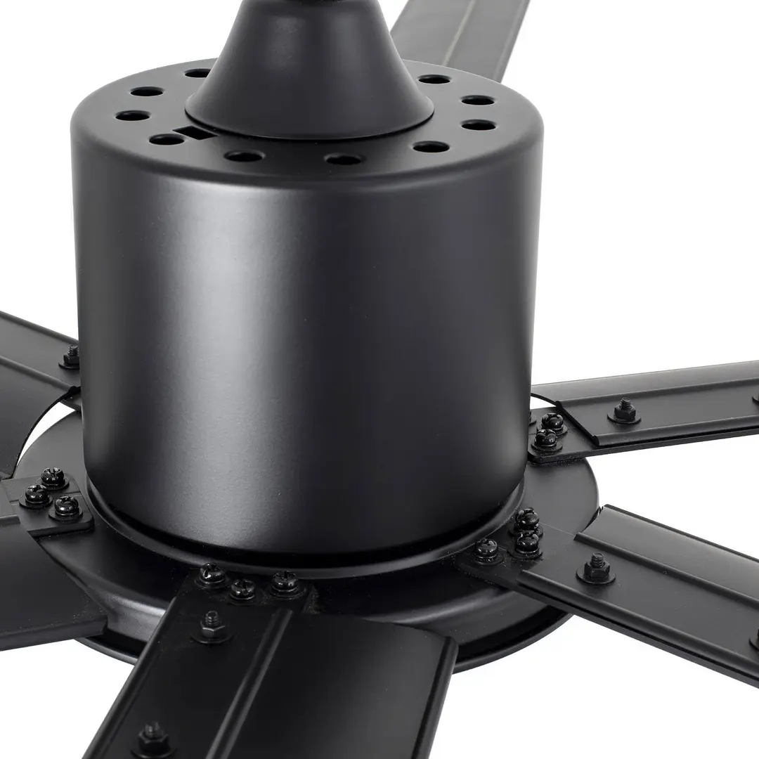 FARO BARCELONA Deckenventilator Andros XL für große Räume schwarz