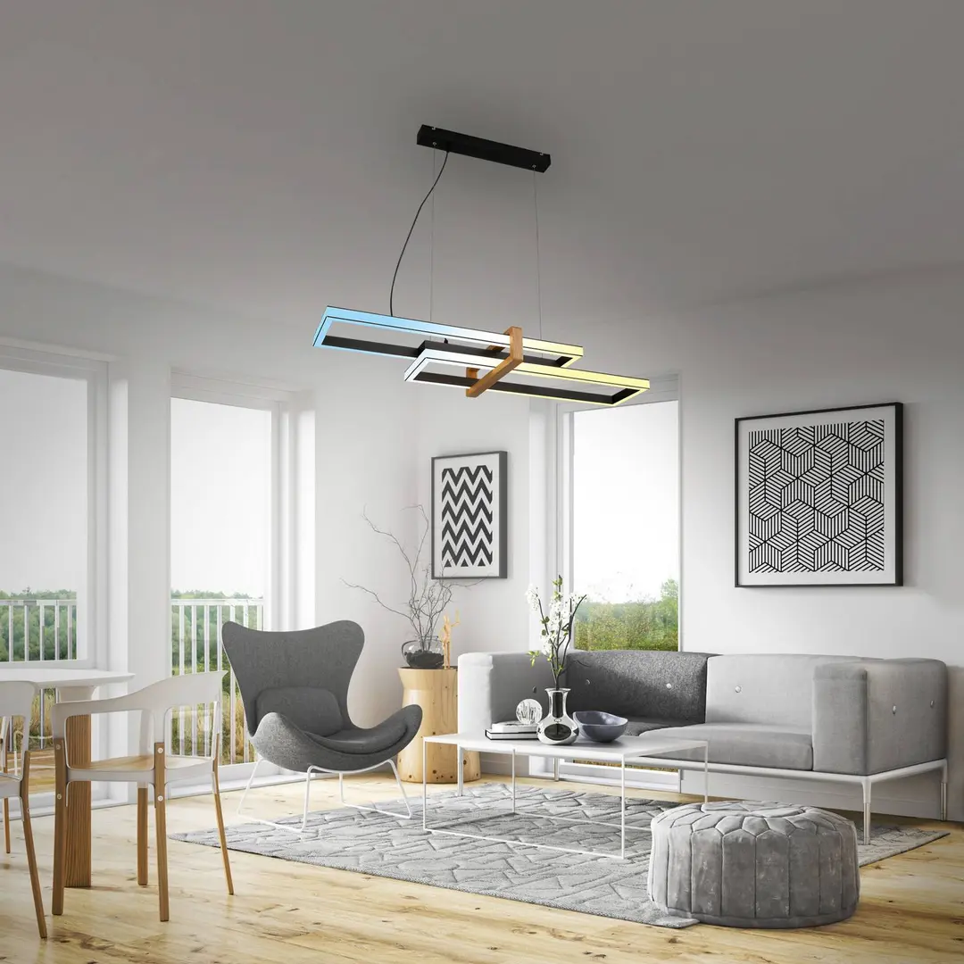 Briloner LED-Hängeleuchte 4768015 CCT mit Fernbedienung