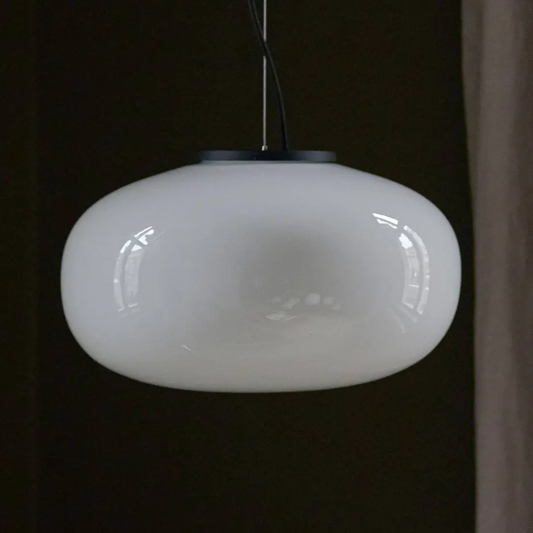 New Works Karl-Johan Small Hängelampe, 23 cm, weiß
