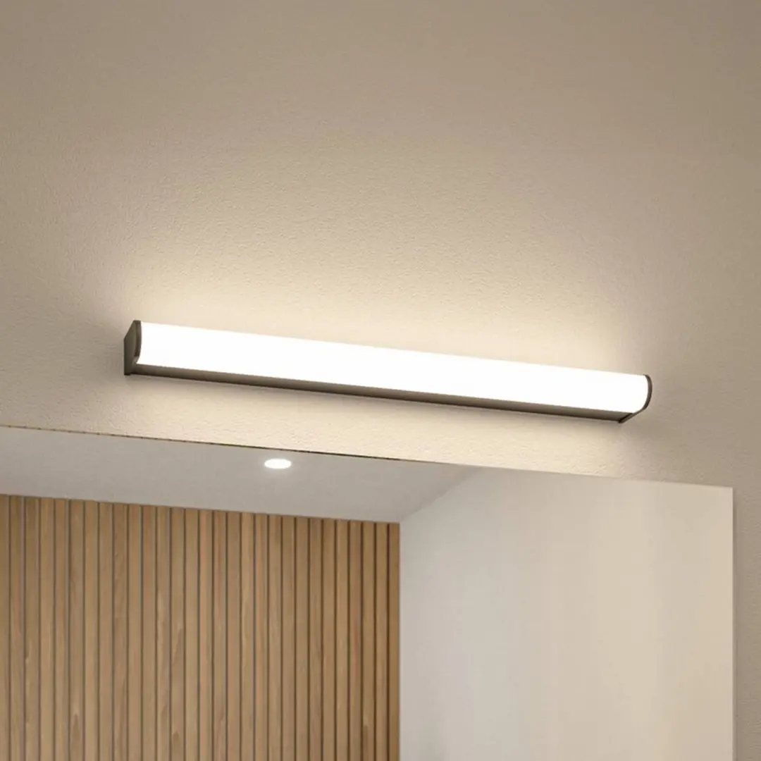 Paulmann LED-Wandlampe Arneb, schwarz, 59 cm 3.000 K IP44