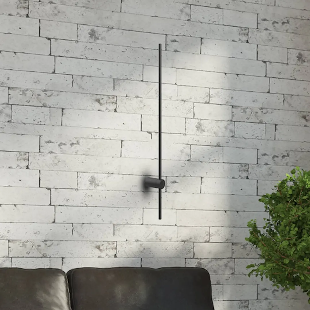 Milagro Lighting LED-Wandleuchte Swing, Höhe 60 cm, CCT, Metall, schwarz