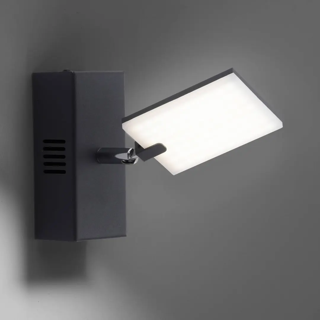 Pure LED-Wandleuchte PURE Mira, black pearl, CCT